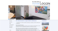 Desktop Screenshot of dr-loggen.de