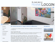 Tablet Screenshot of dr-loggen.de